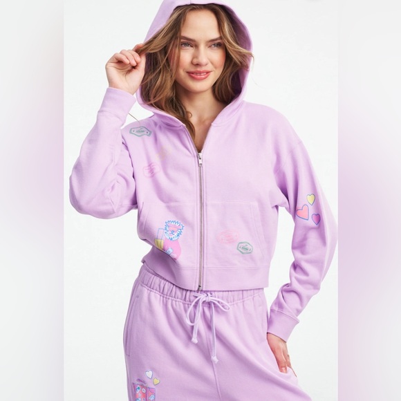 Roller Rabbit Lavender Joggers and Hoodie set